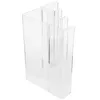 Decorative Figurines Trapezoidal Wallet Holder Stand Purse Cell Phone Acrylic Tiered Stands For Display Sunglasses Storage Rack Bag Retail