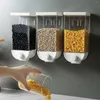 Bottiglie di stoccaggio Dispenser per alimenti a parete Contenitore per bottiglie di cereali secchi per cereali, noci, riso da cucina