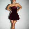 Элегантное мини-платье с рукавами и узким вырезом Dr, сексуальное облегающее платье трапециевидной формы с спинкой, 2024, ретро, вечернее, клубное, женское платье для вечеринок, 54qd #