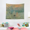 Tapestries Claude Monet | 「インプレッションサンライズ」デイブレイクルーバーの港でのデイレブ