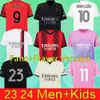 23 24 MILANS t-shirt GIROUD Soccer Jerseys 2023 PULISIC THEO TONALI REIJNDERS Chemise ROMAGNOLI RAFA LEAO S.CASTILLEJO REIJNDERS LOFTUS-CHEEK Uniforme de football