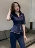 ビューティーサルワーキング服女性の新しいヘルスクラブパンツ入浴フットスパワークユニフォームT2KC＃