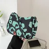 Abendtaschen 2024 Mehrfarbiger Leopardendruck Modetrend Canvas Handtasche Herren Geldbörsen oder Schulter