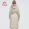 astrid 2022 New Winter Women's coat women parka lg m Jacket with Rabbit fur hood large sizes female clothing Design ZR-7518 H1Hj#