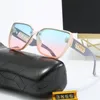 2024 Designer solglasögon man kvinnor mode rektangel solglasögon med diamant unisex designer goggle uv skydd solglasögon med låda mycket fin 16 färg