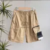 Men's Shorts Mens Designer Stones ness shorts cargo Pockets Work Five-piece Womens Summer Sweatpants Multi-function Thigh Pants Short Casual Loose Q240329