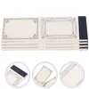 Lagringsflaskor Pocket Material Papper Dekorativ estetisk klippbok levererar kort som gör dekorationsbas