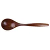 Coffee Scoops Small Wooden Soup Spoons Durable Round Serving Wood For Seasoning Oil Tea Sugar