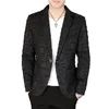 Costumes pour hommes Top qualité marque costume décontracté veste mince hommes Blazer angleterre Blaser Masculino mâle couleur unie manteau