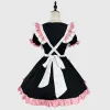 Mignon Lolita Bowkt Maid Dr Costumes Cosplay manches courtes à volants Dr Costume pour Waitr Maid Party Costumes de scène Dropship I3rG #