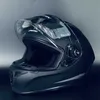 Caschi moto Casco moto casco integrale Sparta Draken solido A1 casco da corsa sportivo nero opaco Casco motoL204