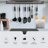 Kitchen Storage Utensil Container Stainless Steel Hanging Chopstick Spoon Cutlery Drying Basket With Hook Organizer For Home