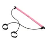 Fitness Multi-functional Yoga Pull Rods Portable Gym Pilates Bar Resistance Band Trainer Pilates Bar Gym Stick Workout240325