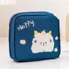 Storage Bags Sanitary Napkin Cartoon Durable Menstrual Period Portable Household Products Miss Oxford Cloth Convenient Pads Mini