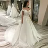 Urban Sexy Dresses Bepeithy Off The Shoulder Lace Wedding For France Women Court Train A Line Robe de Soire Mariage Bridal Gown 2022 YQ240329