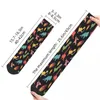 Men's Socks Pizza Dinos Male Mens Women Autumn Stockings Printed