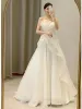 ofallsis French Style Strapl Light Wedding Dr 2023 Summer Bride French Travel Shoot Semplice estroverso Benvenuto Fairy Dres c8IR #