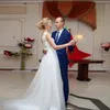 Vestido De Novias 2022 Hochzeit Dres Spitze Appliques Vestidos De Fiesta Lgue Formale Einfache Braut Zu Werden Weiß Dr u823 #