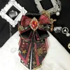 Bow Ties Oryginalny luksusowy dziokowy łuk Lolita Cosplay RPLEY Anime Wome Set Set Shirt Akcesoria High-end Biżuteria Prezenty Y240329