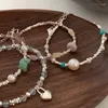 Bracciale con perline in filo di perline Braccialetti gioielli con consegna di goccia stile femminile di minoranza coreana Personalità retrò semplice e versatile Othl8