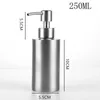 Liquid Soap Dispenser Lotion Storage Bottle Stainless Steel Bottles Hand Empty Squeeze