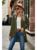 2024 Autumn New Women's Top Lg Sleeve Women Cardigan Solid Color Loose Cropped Cardigan Leisure Knitted Cardigan Tops Sweater m9Tc#