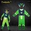 Conjuntos de roupas Natal Crianças Selvagem Kratts Traje Festa de Verão Meninos Halloween Cosplay Macacão Máscara Criança Menino Roupas