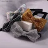 Bow Ties Mens Top Grade Good Town Fashion Wedding Formal Business Groom Man Fashion Trendia Top Grade Mowność Y240329