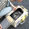 Trasportini per gatti Trasportino per animali portatile Supporto robusto Borsa leggera Viaggio traspirante per cani Gatti Pieghevole durevole