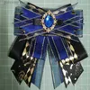 Strikjes Strik Broche Mode Dames Lolita Rollenspel Party Set Shirt Bow Pin Originele handgemaakte sieraden Cadeau Lint Ketting Bloem Y240329