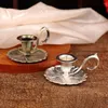 Candle Holders Gold/Silver/Bronze Holder Easy-to-clean Zinc Alloy 12 5.1 CM Scented Base Small Hand-held Cups Bedroom