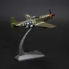 Modèle de chasseur Mustang Oldcrow P-51 USA 1/72 : un modèle d'avion moulé sous pression authentique de la Seconde Guerre mondiale pour l'affichage et la collection