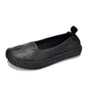 Casual Schoenen Birkuir Originele Loafers Voor Vrouwen Echt Leer 2024 Slip Op Flats Zachte Zool Lui Luxe Split Teen Dames