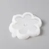 Brushes Nicole Flower Shape Incense Holder Silicone Mold for Cement Diy Concrete Making Mould Tools