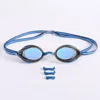 Lunettes de natation dans l'équipement Hd, miroir anti-buée étanche, boîte de lunettes transparentes, protecteur des yeux en Gel de silice 240322