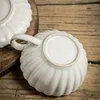 Set da 2 pezzi Tazza in ceramica da 220 ml con piattino Set bicchieri Tazze da caffè Tazze da colazione originali Bellissimo tè carino 240325