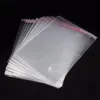 2024 100pcs Transparent Gift Bags DIY Candy Biscuit Cookie Packing Bags Self Adhesive Plastic Cellophane Food Bag Kitchen Organizer