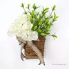 Dekorative Blumen C63E Kranzdekorationen Creme Hortensien Türhänger Körbe Frühlingssimulationen Sommerparty