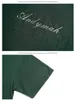 Men's T Shirts GXXH Trendy Large Size 95% Cotton Short Sleeved T-shirt Simple Letters Embossed Round Neck Loose Half Top Shirt