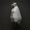 Mingli Tengda Kurzer Hochzeitsschleier mit Kammakromisch