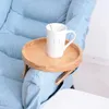 TEA TRAYS 2X SOFA TRAY Bord ARMREST CLIP-ON TRO PRAKTISK TV SNACK FÖR FALT KONTROLL KOFFIK SNACKS