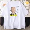 Anime One Punch Hero Saitama Oppai Women T-shirt 2023 Ny sommar plus storlek kort ärmskjorta andas andas högkvalitativa toppar k6xx#