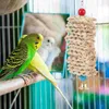Andere vogelbenodigdheden Kauwspeelgoed voor papegaaien Mooi kauwen, hangend houten speelgoed, grappige maïstandjes, ophanging