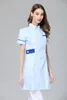 Kvinnors FRT rumpa ong nackfjäril skönhet Sal Nursing Uniform Chemist's Shop Clinic Kort ärm Arbetande Top slitage B7OH#