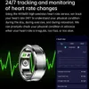 Moda Sağlıklı Akıllı Halka Kalp Hızı Kan Oksijen Termometresi Fitness Tracker Akıllı Parmak Dijital Yüzük Erkekler İçin Hediye 240314