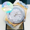 AP Casual Wrist Watch Herren Watch Royal Oak Offshore Serie 42 mm Durchmesser 18K Roségold Automatisch mechanische männliche Uhr Sport Luxus Uhr 15711oi.oo.a00