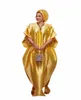 Mères africaines BUBU Vêtements ethniques islamiques Robe ample 2022 Qualité personnalisée Tissu brillant Élégant Fi Y8AM #