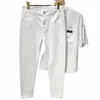 2023 Autumn New Men's White Black Jeans Straight Slim Fit Casual Fi Elastic Cott Trousers Male Streetwear Denim Pants P6Hz#