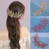 Accessori per capelli da sposa alla moda Fasce per capelli da sposa in cristallo Viti per capelli da sposa Fascia per capelli da sposa Copricapo fatti a mano p2OX #