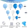 Party Decoration 107 st/Set Blue Macarone Balloon Arch Kit Baby Shower Decor Birthday Garland Sats